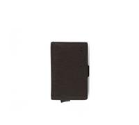 Piquadro Portacarte di credito quadrato blu RFID in pelle 7 cm dark brown (PP5472B3R-TM)