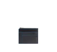 Portacarte con portamonete Piquadro Blue Square, nero - Tabella Colori: Nero