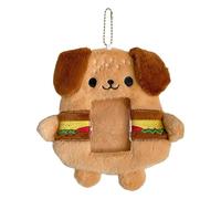 Portacarte di cartone animato, portafoto in peluche - Custodia protettiva in peluche per porta carte fotografiche,Simpatico porta carte con lavorazione fine dei dettagli per cartoline, foto di celebri
