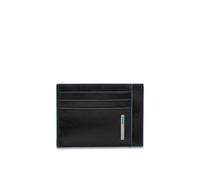 Piquadro Custodia quadrata blu per carte di credito RFID in pelle 11,5 cm black (PP2762B2R-N)