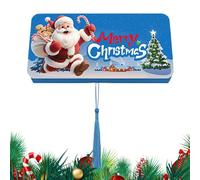 Portacarte di Natale - Busta per Contanti Natalizia, Portasoldi Natalizi per Contanti, Busta per contan Natalizi con 10 Slot per Calze, Porta Carte di Denaro Nappe per Ragazze Donne Uomini Mamma