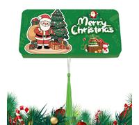 Portacarte di Natale - Busta per Contanti Natalizia, Portasoldi Natalizi per Contanti, Busta per contan Natalizi con 10 Slot per Calze, Porta Carte di Denaro Nappe per Ragazze Donne Uomini Mamma