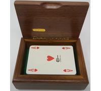 Portacarte Legno a 1 mazzo carte Poker o Regionali 1906002 Mint
