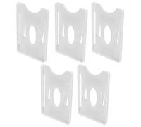 Portacarte per Parabrezza, Resistente Alla Deformazione 5 Pezzi Facile Installazione Portacarte IC 90x60x7mm per la Gestione della comunità (con adesivo)
