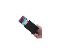 Portacarte Pop-Up Trade Max - Protezione dello scomparto in alluminio (RFID sicuro) Colore argento