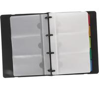 Portacarte Professionale Organizer per Biglietti Visita Portatile Raccoglitore p