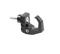 Portacaschi pieghevole, gancio for caschi da scooter, appendiabiti for caschi da scooter, appendiabiti in lega, forniture for modifiche di motociclette(Black)