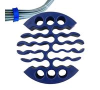 Portacavi LAN - Pettine per la gestione dei cavi, porta cavi di categoria 6/categoria 5, organizer per cavi Ethernet senza grovigli, per casa, ufficio e affari, design resistente e a basso attrito per
