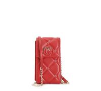 PORTACELLULARE CON PATTINA CON APPLICAZONE DI RIVETTI COLORATI E LOGO BICOLORE