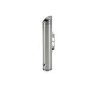 Portacenere murale - da esterno - diametro 10 cm - H 48 cm - acciaio inox - Stud