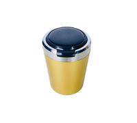 Portacenere Portatile Posacenere Per Auto Con Coperchio E Luce LED Per Peugeot GTline 308 408 508 2008 3008 4008(Yellow)