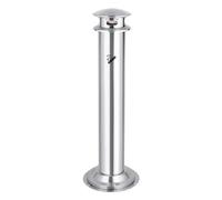 Portacenere Stainless Steel Trash Bin Standing Cigarette Floor Tall for Outdoor and Indoor Reliable