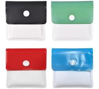 Portacenere tascabile portatile 4 pezzi riutilizzabile ignifugo PVC antiodore Posacenere da viaggio all'aperto rispettoso dell'ambiente