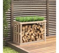 Portaceppi da esterno 108x52x74 cm legno massello di pino