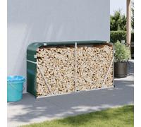 vidaXL Portaceppi Verde 180x45x100 cm in Acciaio zincato