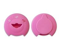 [Portachiave] Guscio in Silicone per Telecomando Mini Cover Chiave 3 tasti (vedere compatibilità nelle foto) One Cooper D S SD Countryman Cabrio John Clubman con Bandiera Inglese (ROSA)
