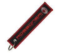 Portachiave in Nylon Ufficiale Milan a fettuccia PS 11214