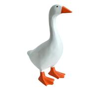 Portachiave Magnetico Oca, Ornamento Art Deco dell'Oca, Base Appesantita, Decorazione da Scrivania in Resina a Forma di Oca, per Contenere Chiavi, Clip in Metallo, Auricolari, Ingressi, Scrivanie