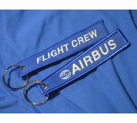 Portachiavi 2 Pcs Set " Equipaggio di Aereo " Airbus A380 Volo Girocollo 2-PC