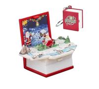 Portachiavi 3D Popup Book - Giocattolo Portachiavi Fidget Zaino Fidget | Giocattoli Fidget Keychain Fidget, Giocatori per Chiavi Di Auto, 3D, per Le Donne, Gli Uomini,