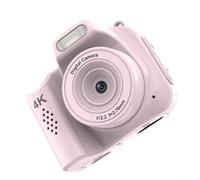 Portachiavi 4K per mini fotocamera digitale 3,91 cm schermo HD 4K per mini | 4K per la registrazione video, display HD da 1,54 pollici, design portatile portachiavi, corpo in ABS, nero rosa bianco