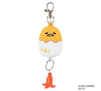 Portachiavi a bobina Gudetama a forma di faccia d'uovo Sanrio Originale 2024 ...
