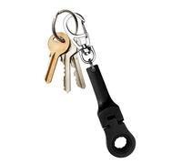 Portachiavi a cricchetto - anello portachiavi portatile, con incisione a lunga durata, strumento per workshop meccanico multipurpose per auto Lovers Handyman Boys Adults Key Holder