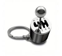 Portachiavi a forma di cambio automatico per uomo, mini portachiavi a forma di leva del cambio, portachiavi cool a forma di cambio marcia per auto, accessori per chiavi d'auto, idea regalo per il fida