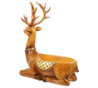 Portachiavi a forma di cervo, contenitore decorativo for oggetti vari for ufficio domestico, design unico a forma di corna, organizer for scrivania resistente ed elegante for amanti degli animali