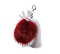 Portachiavi a forma di coda unica, con ciondolo a forma di coda grande, catena per auto, accessorio morbido per telefono, decorazione per borsa, decorazione per zaino, No. 10, Taglia unica