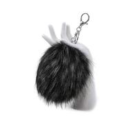 Portachiavi a forma di coda unica, con ciondolo a forma di coda grande, catena per auto, accessorio morbido per telefono, decorazione per borsa, decorazione per zaino, N. 16, Taglia unica