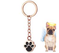 Portachiavi a forma di di cane, ciondolo commemorativo apribile in acciaio , ciondolo per ceneri di animali domestici, accessorio ricordo, gioiello portatile per comodino, dormitorio, casa
