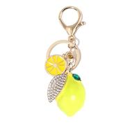 Portachiavi a forma di limone, con limoni, idea regalo per donne, Giallo, taglia unica