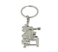 Portachiavi a forma di locomotiva del treno a vapore, portachiavi in metallo, portachiavi automobilistico