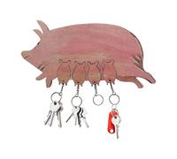 Portachiavi A Forma Di Maiale Da Parete - Appendiabiti Da Parete Rustico A Forma Di Maiale Per Chiavi, Simpatico Organizzatore Di Anelli Per Animali | Ganci Per Anelli Decorativi Robusti E Affidabili