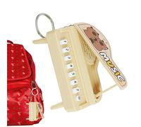Portachiavi a forma di mini pianoforte, ornamento portatile per addominali, ciondolo a tastiera elettronica per ragazzi, ragazze, musica, amanti, collezionisti, viaggiatori, compleanni, bomboniere e