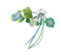 Portachiavi a forma di orso peloso, accessorio per borse o cinture, design ad attacco rapido, portachiavi sfocato, supporto decorativo per portachiavi a forma di orso