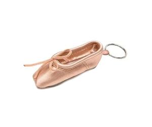 Portachiavi a Forma di Scarpette da Ballerina, Realizzato a Mano, con Ciondolo a Forma di Scarpetta da Punta, Idea Regalo per Gli Amanti della Danza