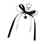 Portachiavi a forma di stella Estetico Bellissimi Archi Portachiavi per Auto, Portachiavi Creativo Sacchetto di Fascino per Borsa Decorazione Charm Star Portachiavi Ciondolo Archi Estetici, Silver