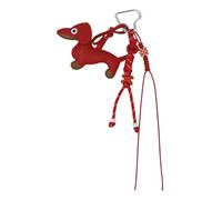 Portachiavi a moschettone con ciondolo a forma di animale in PU per attività all'aperto e viaggi multifunzionale moschettone portachiavi