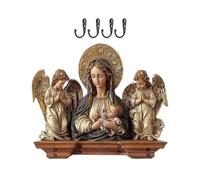 Portachiavi A Organizzatore con Risparmio di Spazio a Tema Religioso con 4