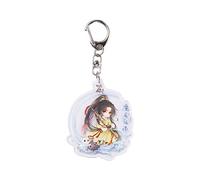 Portachiavi a tema anime Dao Zu Shi, Wei Wuxian Lan Wangji, ciondolo in acrilico su entrambi i lati, portachiavi con personaggio, accessorio per cosplay dei cartoni animati, 8 cm, Trasparente, 8cm