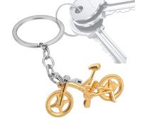 Portachiavi A Tema Bici - Portachiavi In Lega Di Zinco A Forma Di Bicicletta,Orecchino Portachiavi In Miniatura Retro Per Giovani Ragazzi Ragazze Uomini Adolescenti Come, oro, Consulte la descripción