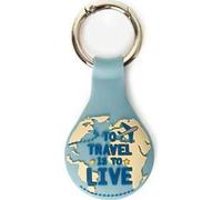 Legami - Portachiavi per Airtag, Copertura protettiva, non influisce sul Segnale, personalizza il tuo Dispositivo, 3,8x5 cm, Tema Travel