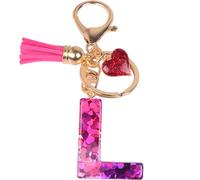 Portachiavi Alfabeto - L / Rosa / Cuore KP37982