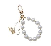 Portachiavi alla moda con fiocco, farfalla, cuore, fatto a mano, accessorio portatile per donne e ragazze, accessorio alla moda, Digitare una farfalla, Taglia unica