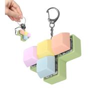 Portachiavi antistress con tastiera - Tasto meccanico con clicker | Giocattolo antistress portatile con tasto, suono tattile soddisfacente, divertente gadget per l'ansia, ideale per scrivania da
