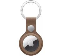 Portachiavi Apple AirTag in tessuto fine - tortora