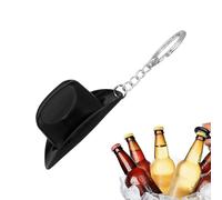 Portachiavi Apribottiglie | Apribottiglie Per Cucina Design Cappello Cowboy,Strumento Manuale Per Aprire Bottiglie Di Birra,Per L'Uso In Casa Cucina Bar Matrimonio Festa Raduno Uomini Donne E Anziani