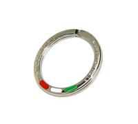 portachiavi argento 925 massiccio ad anello uomo donna bandiera italiana chiavi